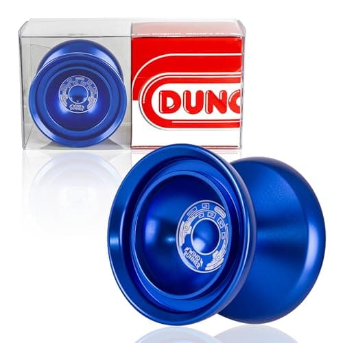 Duncan Toys Windrunner YoYo Blue Unresponsive Pro Level Aluminum YoYo with Double Rim Concave Bearing SG Sticker Response