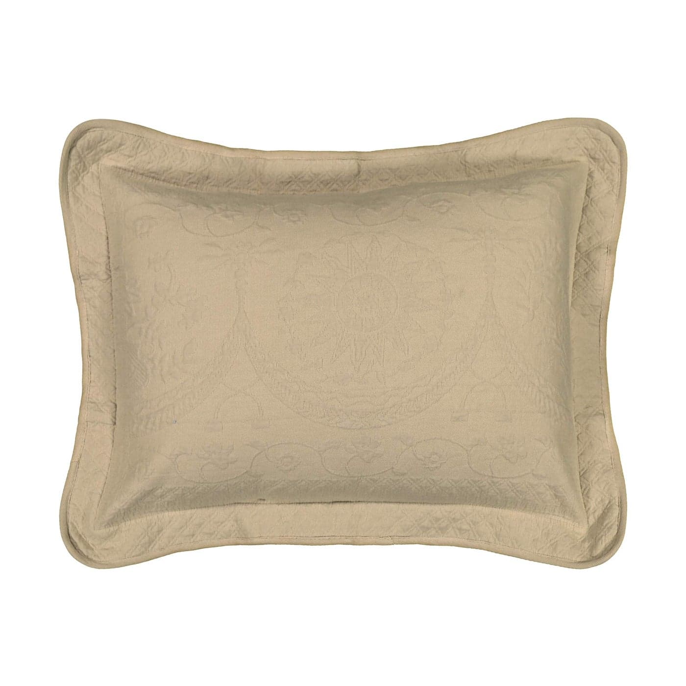 HISTORIC CHARLESTON King Charles Modern Farmhouse Floral Matelasse Decorative Pillowcase 100 Cotton Breathable Bedding Standard Sham 20 x 26 Birch