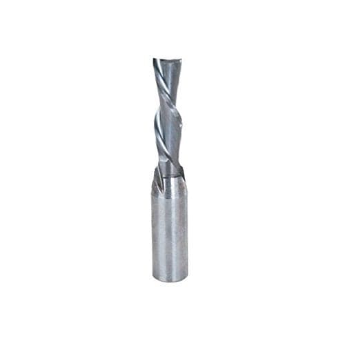 Freud 3/8" Down Spiral Router Bit with Tico Hi-Density Carbide for Maximum Performance - Ideal for Grooves & Through-Cuts, 3/8" Diameter, 1/2" Shank, 1-1/4" Carbide Height, 24,000 RPM - 76-106