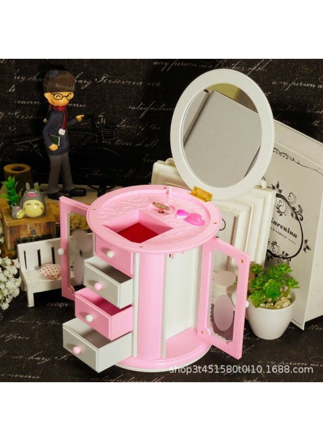 Children's Birthday Gift For 10-year-old Girl 9 Daughter 6 Girl 7 Girl 5 Music Box 8 Creative Jewelry Box 12-Color:151 Music Storage Box