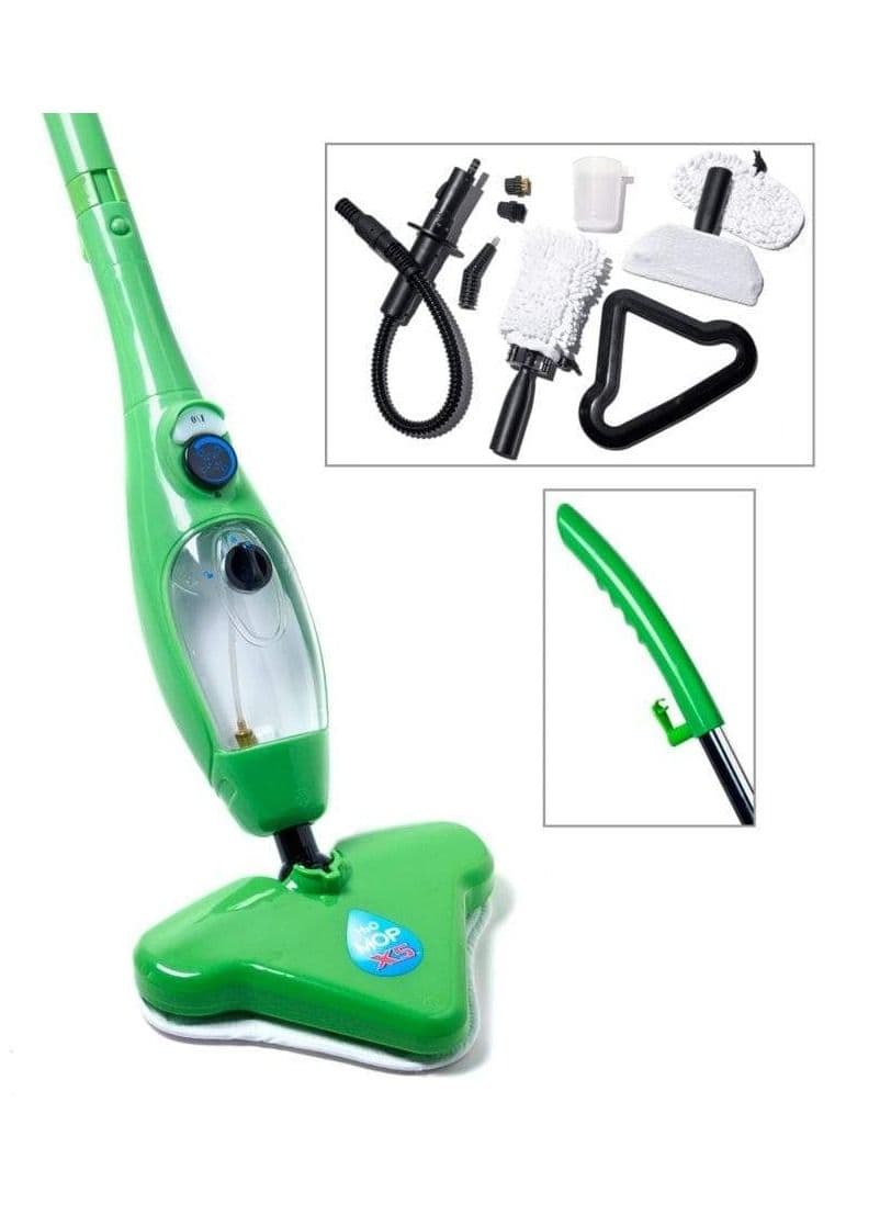 H2O. Mop. X5 Basic Mop 5 in 1 All Purpose Hand Held Steam Cleaner for Home Use, with 11 Piece Accessory Kit