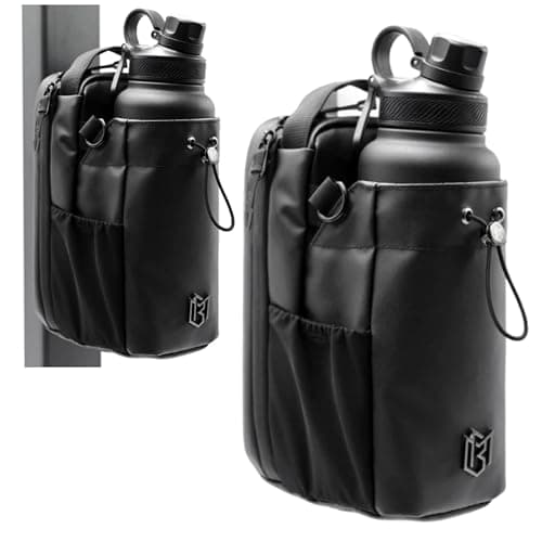 Magnetic Gym Bag for Men and Women – Sling Bottle with Magnetic Attachment | Water Bottle Holder, Gym Pouch, Crossbody Bag for Travel, Sports, Work, Fitness