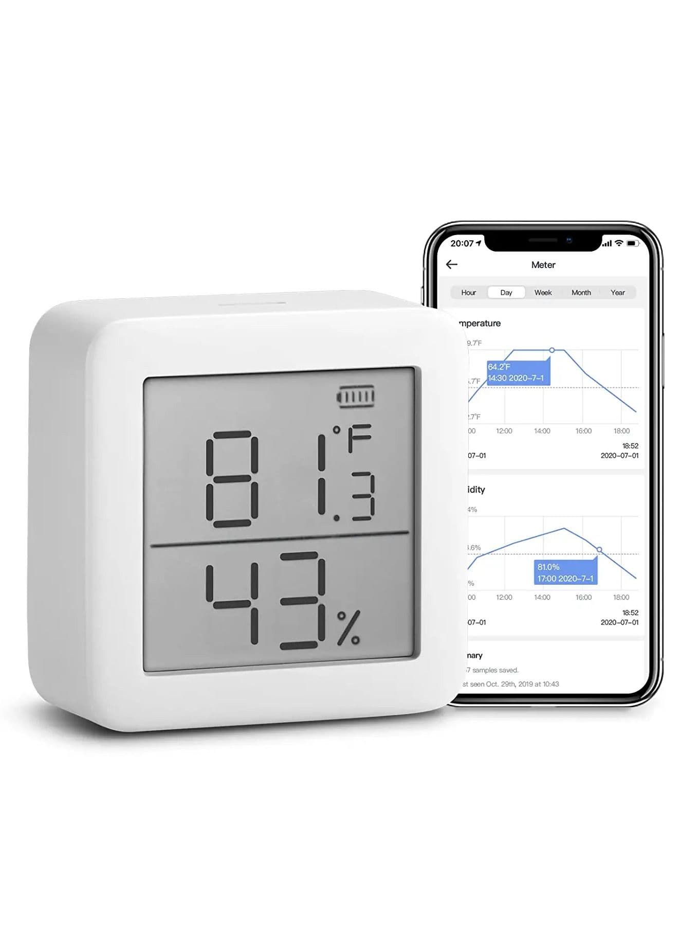 Smart Hygrometer Thermometer Bluetooth Wireless Room Temperature Humidity Sensor