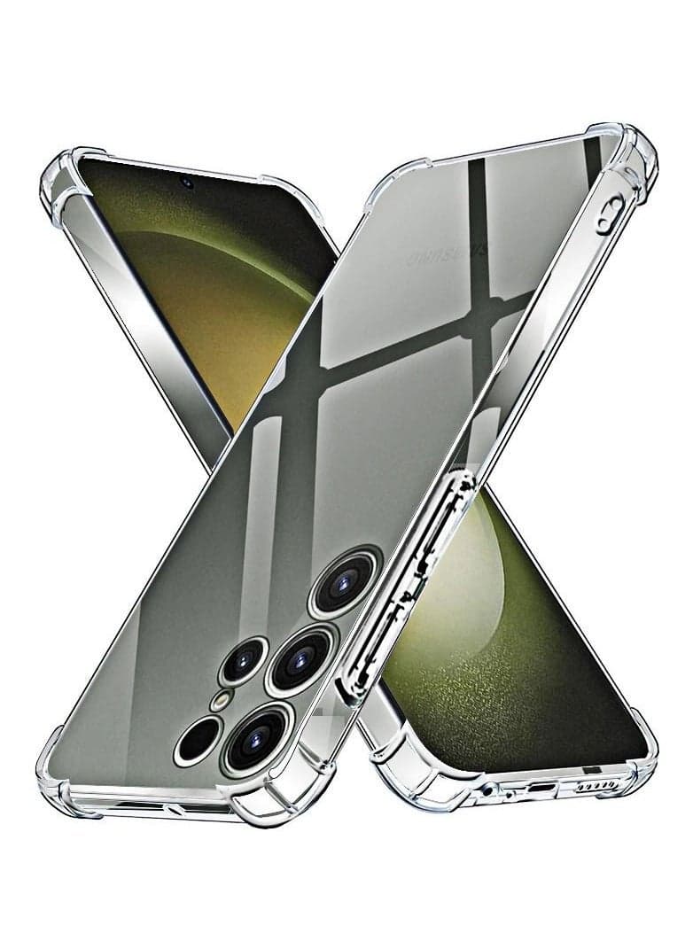 Samsung Galaxy S23 Ultra 5G Cover Case soft TPU Transparent Back Protective Case shock Absorbent Reinforced Bumper Corners for S23 Ultra Clear 5G
