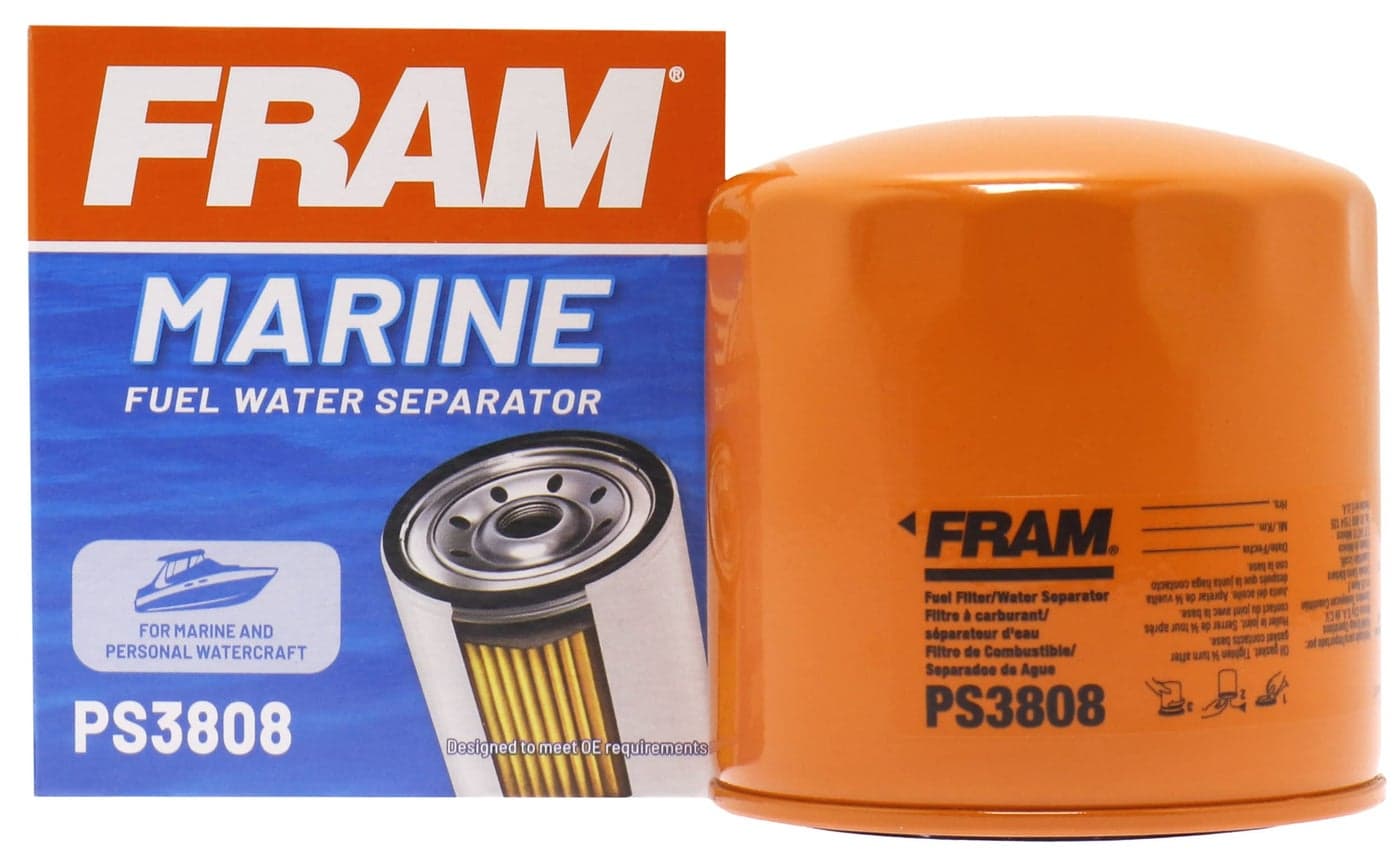 FRAM PS3808 SpinOn Fuel Water Separator Filter for Select Model