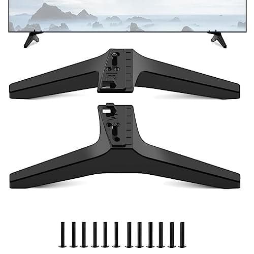 Stand for LG TV Legs Replacement, TV Stand Legs for LG TV Stand 60UJ/65UJ/60UK/65UK 65UK6500 65UK6200 65UJ6300 65UJ6050 65UJ6200 65UJ630T 65UJ635T 65UK6090PUA 65UK6300PUE 60UJ6300 60UK6090 with Screws