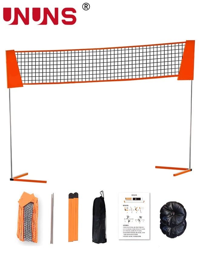Freestanding Net Set, 3.1m – For Badminton, Volleyball, Tennis & Pickleball