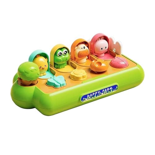 Lefan Hide and Seek Animals Game Learning Infant Toy for Girls Over 18 Months Baby Toys for Kids 1 2 3 4 5 Years Developmental Baby Toys1 Pop up Montessori Gift Infant