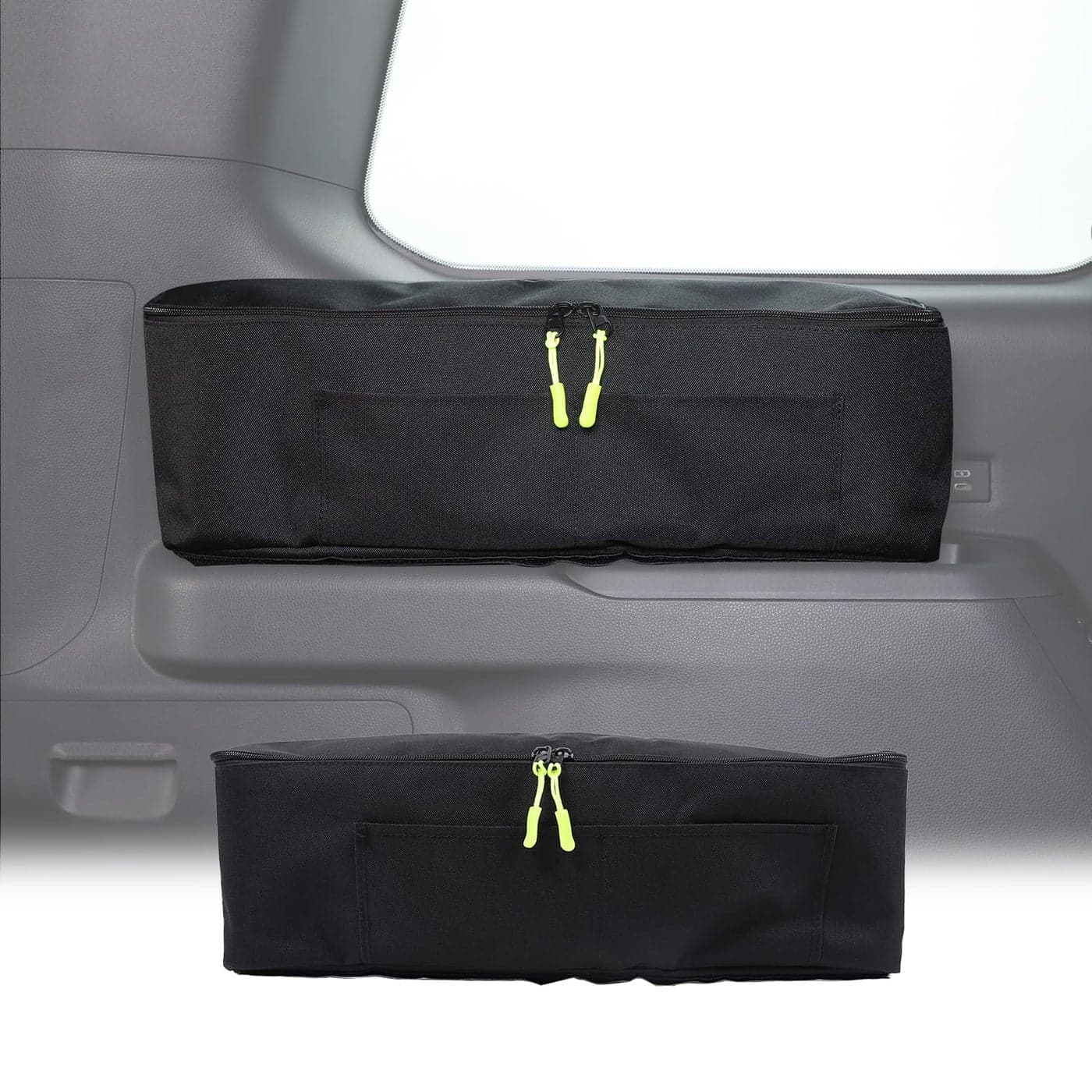 LLKUANG Car Trunk Storage Organizer Bag Compatible with Toyota Land Cruiser Prado 250 J250 LC250 2024 2025Rear Trunk Pockets Storage Organizer Oxford Cloth Storage Bag Space Saving Left Side