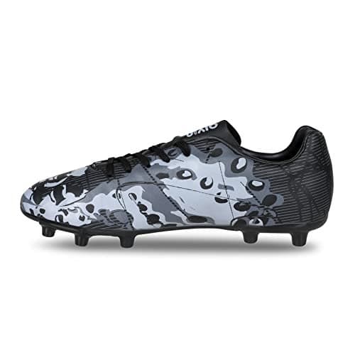 Aivin Ocean F.Ball Stud, Lightweight Insole Provides More Comfort and Grip, PVC Synthetic Leather Excellent Ball Control and Tackling, Football Shoes for Men (Black), UK-10