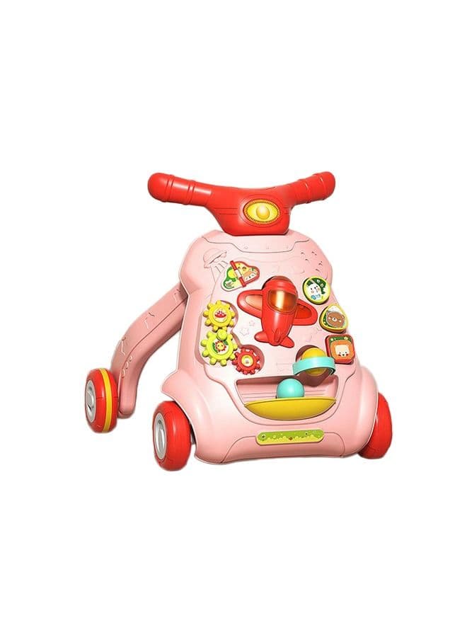Baby Early Educational Walker With Light and Music Ride-on Car The Space Made-by-Your-Hand Walker with Airplane Toys