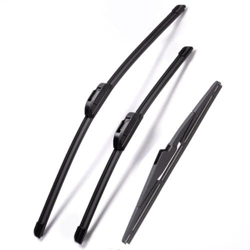 Windshield Wiper Blades for Hyundai Santa Fe 2019-2024 / Kia Sorento 2016-2020 Replacement Front & Rear Wiper Blades, Premium All Season All Weather Automotive Front Rear Wipers Set/ 26"+16"+12"