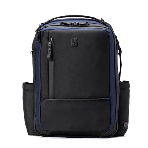 Travelpro Altitude Slim Expandable Travel Laptop Backpack 20-24L, 16 Inch Laptop, Water Resistant, Work, Business, Men and Women, Aviator Navy