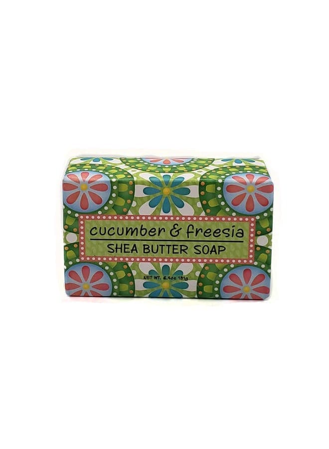 Garden Collection: Cucumber Freesia (6.4oz Bar Soap)