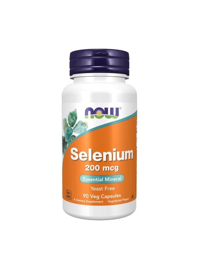 Supplements, Selenium (L-Selenomethionine) 200 mcg, Essential Mineral*, 90 Veg Capsules