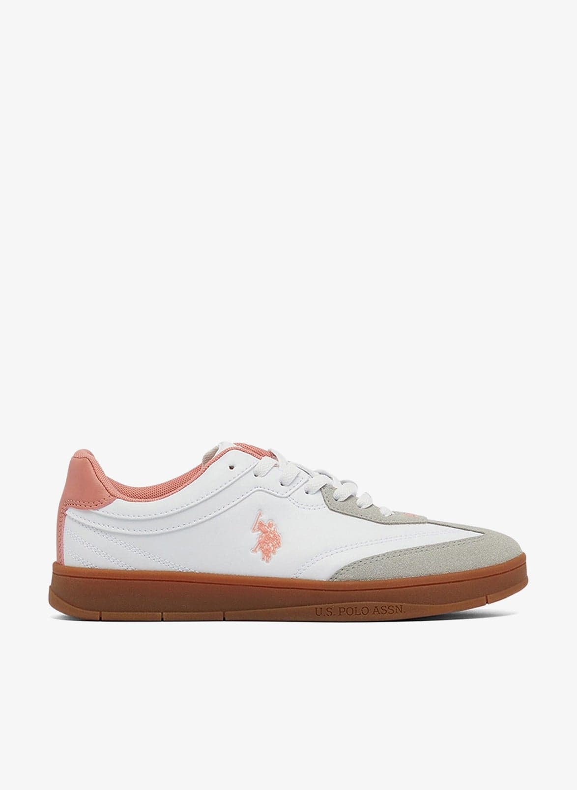 Women's White Low-Top Sneakers - Lightweight Shoes Timeless Lace-Up Style, Ideal for Casual Outings