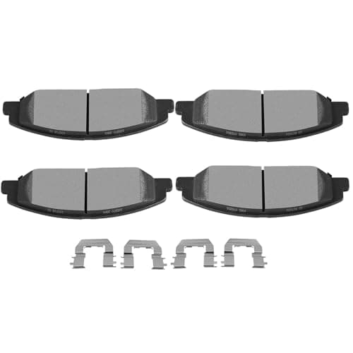 SCITOO D1332 Front Semi-Metal Brake Pads Sets Fit For Cadillac CTS 2008-2014,For Cadillac STS 2009-2011