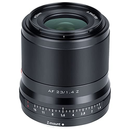 VILTROX AF 23mm F1.4 Z Lens for Nikon Z Mount Camera Body, Auto Focus Wide Angle APS-C Prime Lens Large Aperture Compatible for Nikon Z Mount Camera Z5 Z50 Z6 Z6II Z7 Z7II Zfc