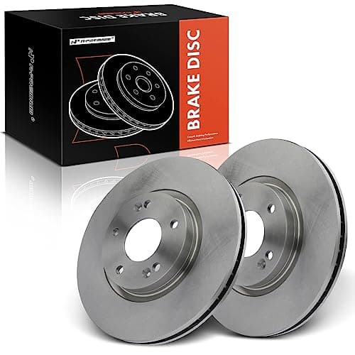 A-Premium 11.73 inch (298mm) Front Vented Disc Brake Rotors Compatible with Select Hyundai Models - Santa Fe 2007 2008 2009 2.7L 3.5L, 2-PC Set
