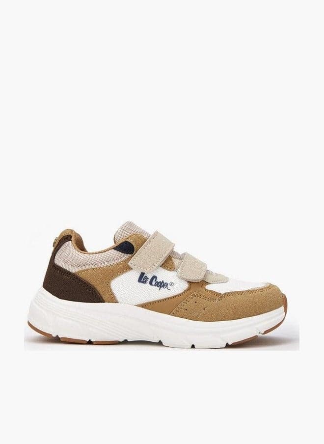 Boys' Colourblock School Sneakers With Hook And Loop Closure — 38 EU