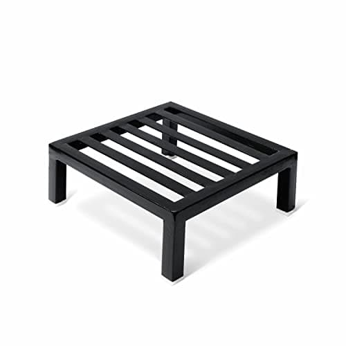 EXALT® Flower Pot Stand Outdoor Plants / Pot Stands For Indoor plant of High Grade Metal in Black Color (Pack Of 1)