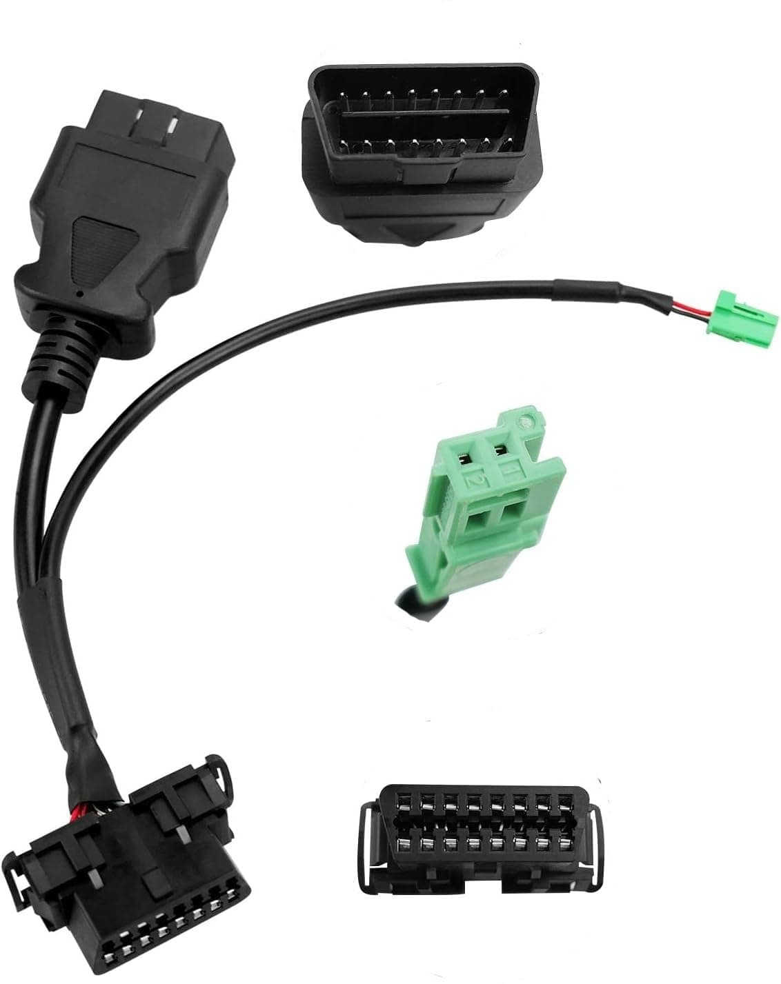 HD Security Gate Bypass OBD 2 Cable OBDii OBD2 Power Cable Detection Harness Fit for Dodge Cummins RAM 1500 2500 2018 2019 2020 2021