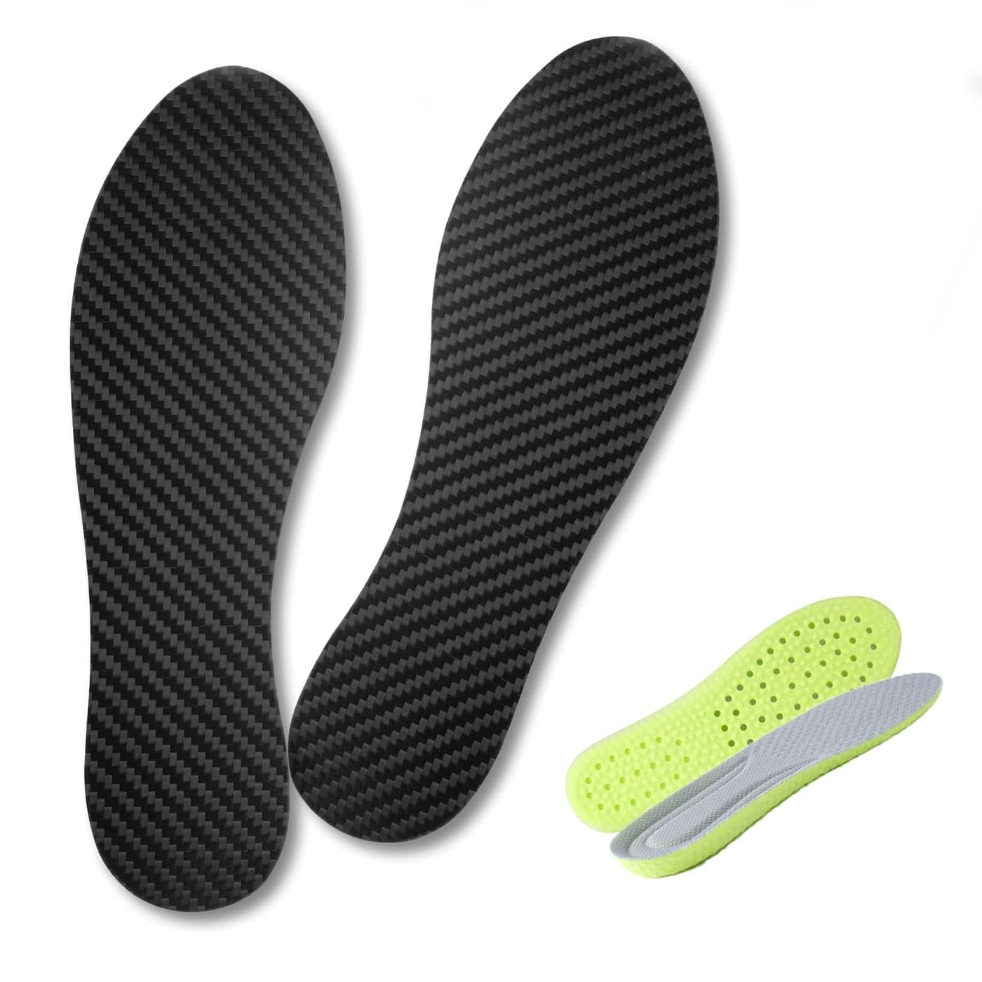 1 Pair Carbon Insole for Men Women Rigid Shoe Insert Carbon Foot Plate for Hallux RigidusLimitus Turf Toe Mortons Toe 1125 285mm Mens 11 Womens Size 12