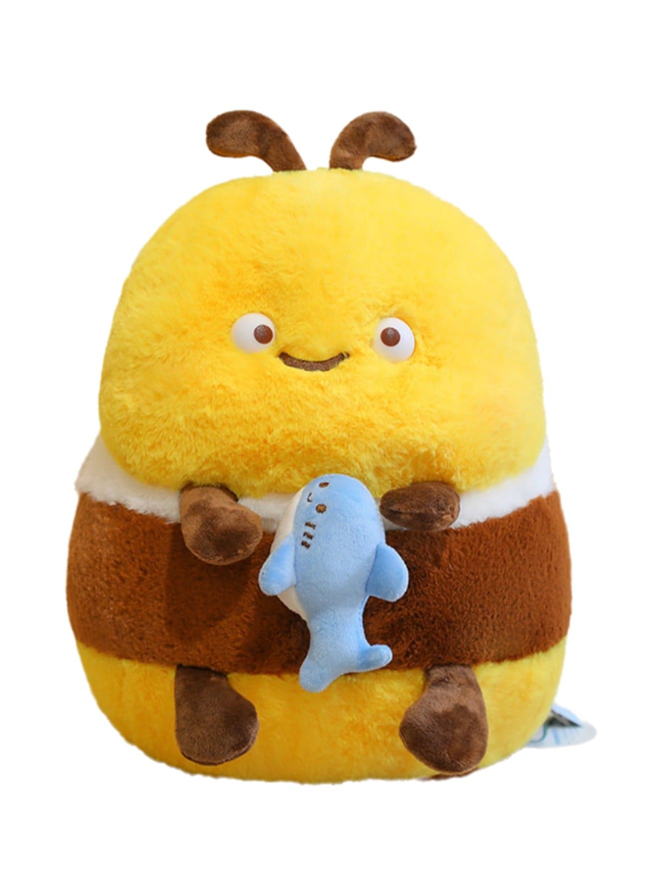 25 CM Cartoon Bee Plush Toy Soft Stuffed Cute Doll For Girls And Boys All Ages Gift