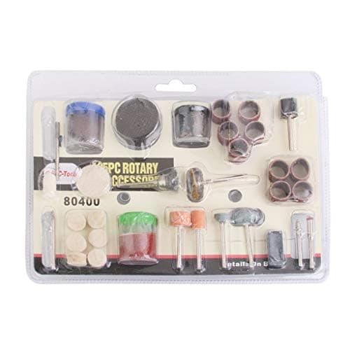 DIY Craft Cutting Grinding Electric Polishing Engraving Drill Bits Rotary Set-105 Pieces,Round (1)