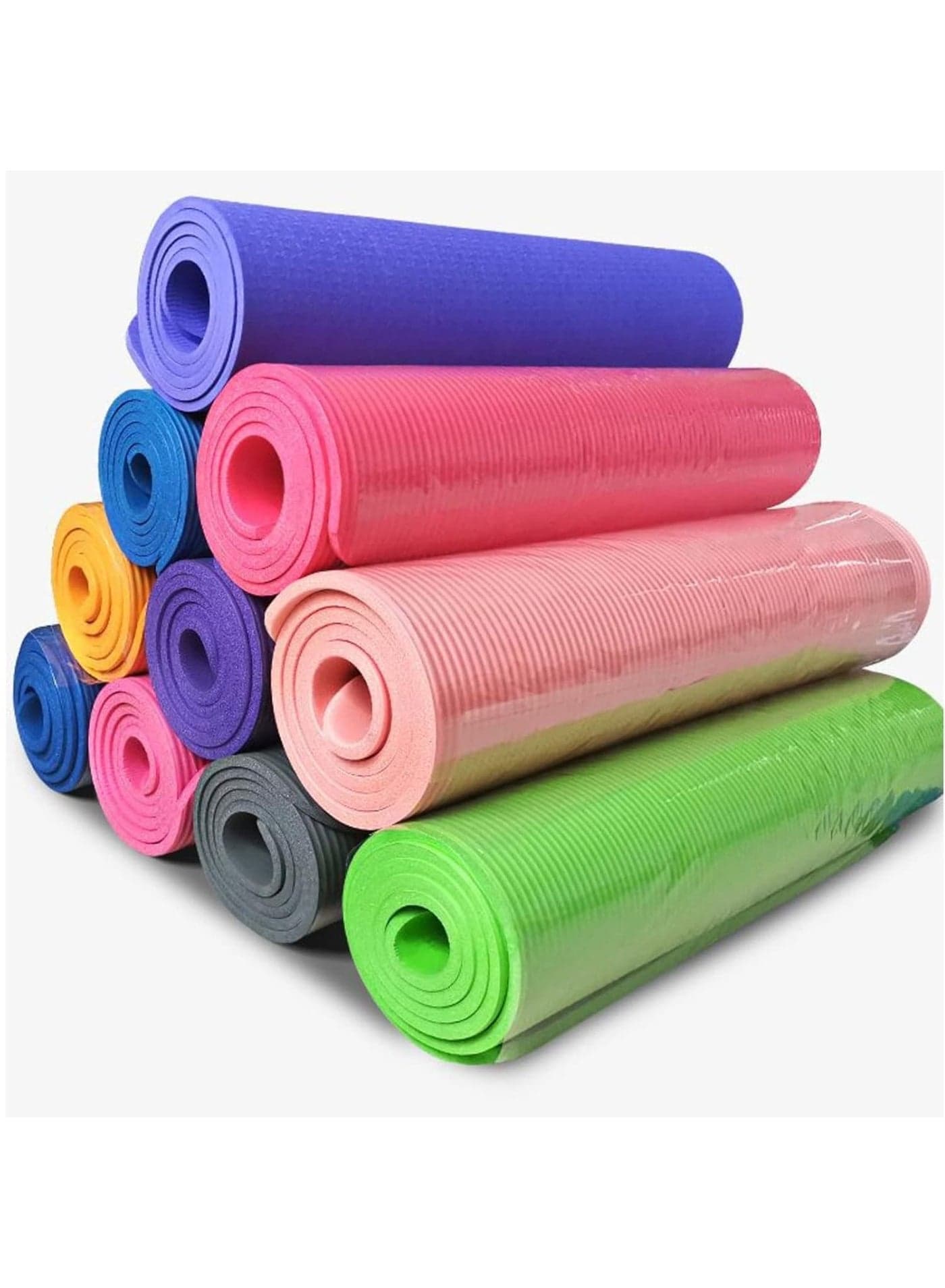 Yoga Mat Fitness Gym Men and Women Fitness Yoga Exercise Met for Workout Pilates and Meditation Gym Workout Flooring