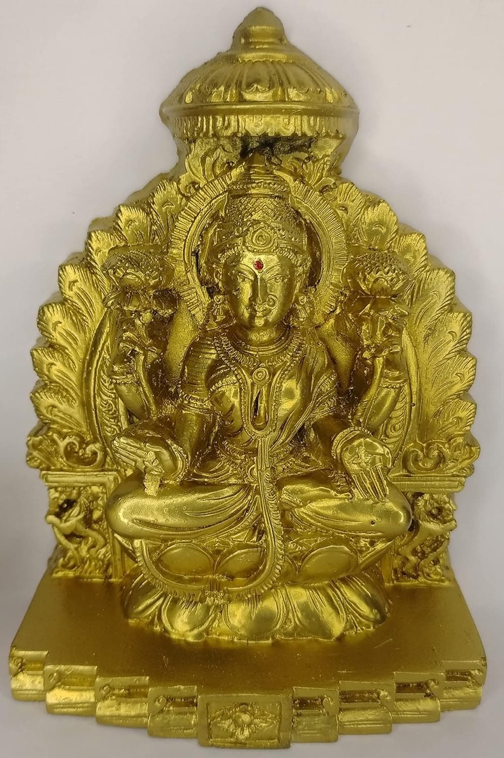 HEENA HOME DECOR Lakshmi Idol LAXMI MATA MURTIMAHALAKSHMILAXMI DeviLAXMI MURTI Statue 13 CM Height