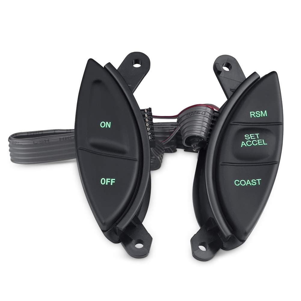 WMPHE Cruise Control Switch Buttons Steering Wheel Mounted Compatible with 19982003 Ford Ranger Explorer F150 Mercury Mountaineer Mazda B3000 Replacement for F87Z9C888BB F87A9D809BA