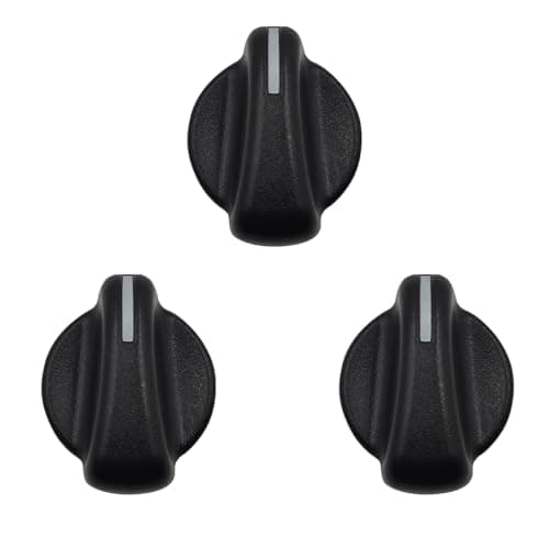 LXROAR01 3PCS AC Heater Switch Control Knob Compatible with Jeep Wrangler 19992006 Year for Dodge Ram 1500 2500 3500 19982003 Year for 05011218AC 5011218AC