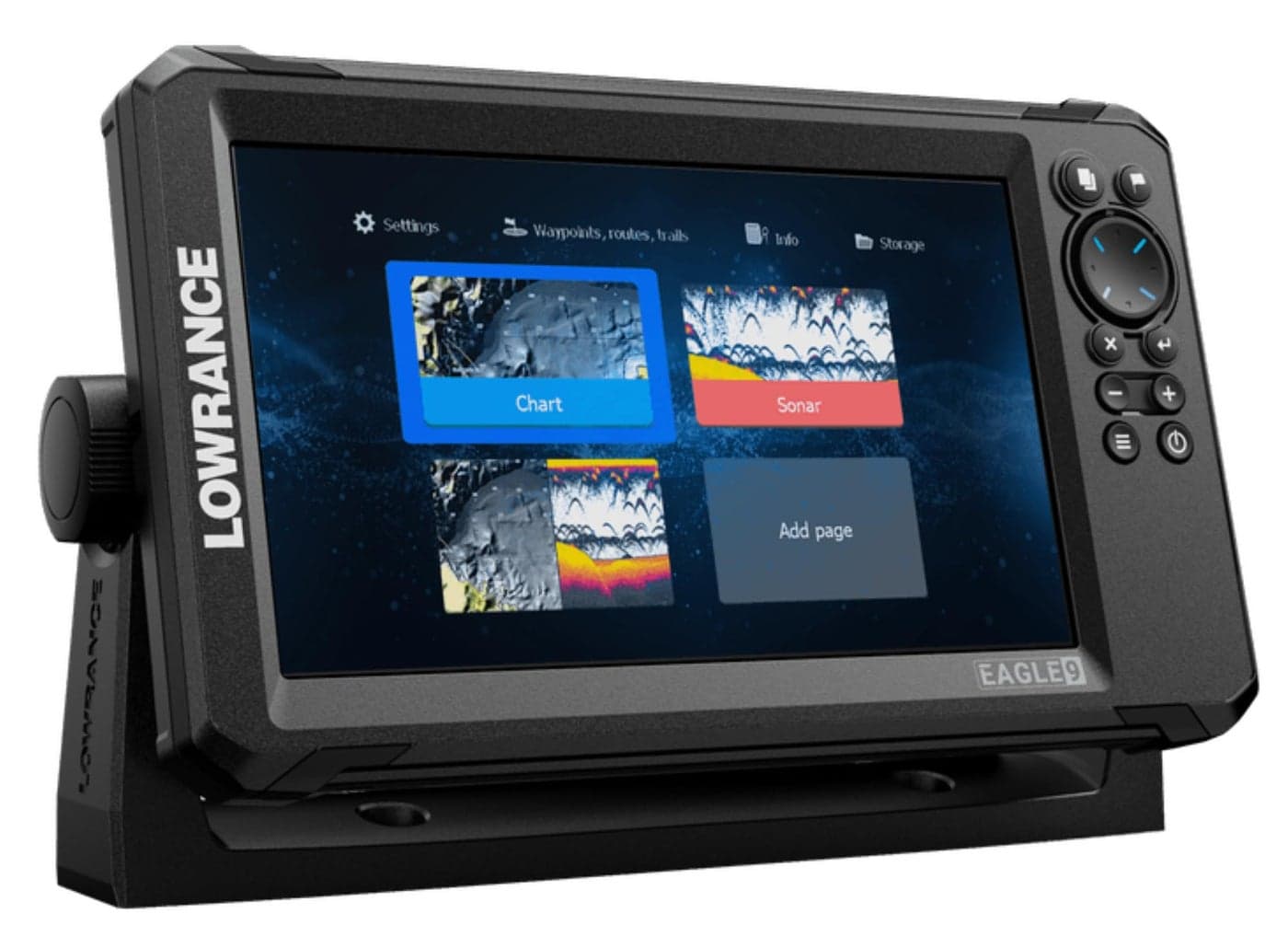 Eagle 9 TripleShot CMAP 9 IPS Screen TripleShot HD transducer CMAP Discover microSD Card Charts for The US and Canada