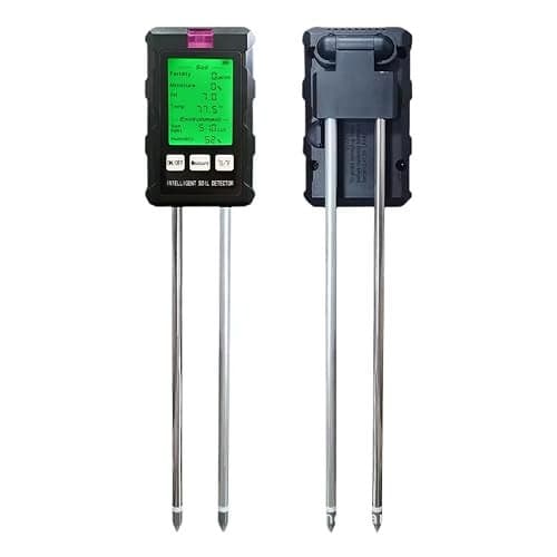 Doctor Le Parco 6-in-1 Soil Tester – Dual 180mm Probe Meter for pH, Fertility, Temperature, Moisture, Humidity, Sunlight – Garden, Lawn, Farm, Indoor Plants – 6M Warranty