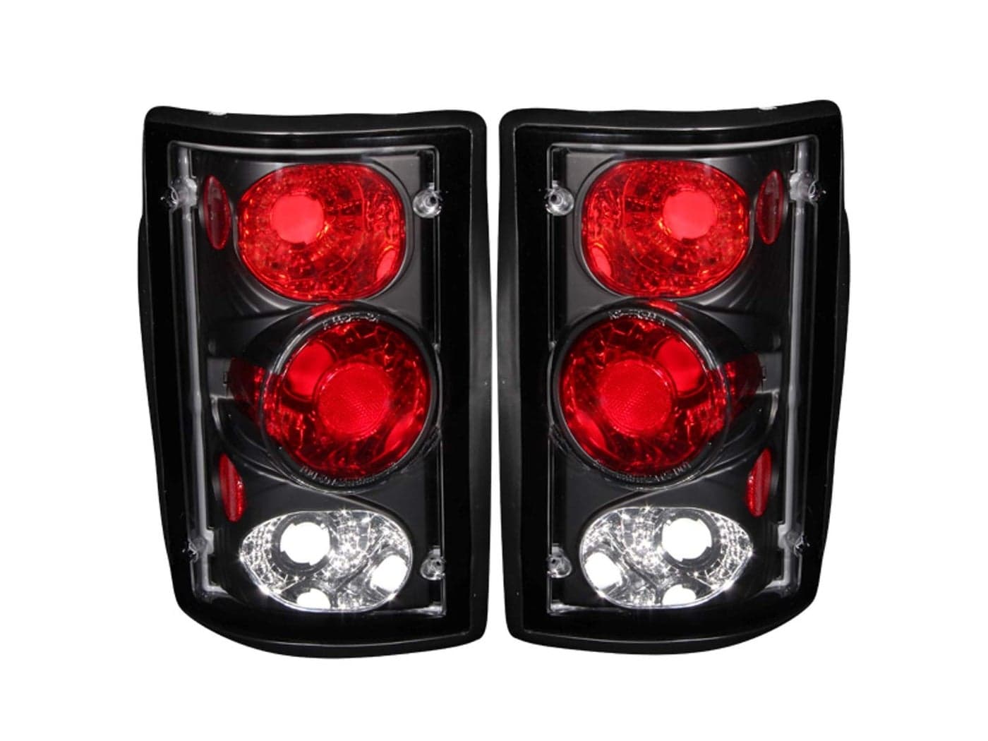Anzo USA 211051 Ford Excursion Black Tail Light Assembly Sold in Pairs
