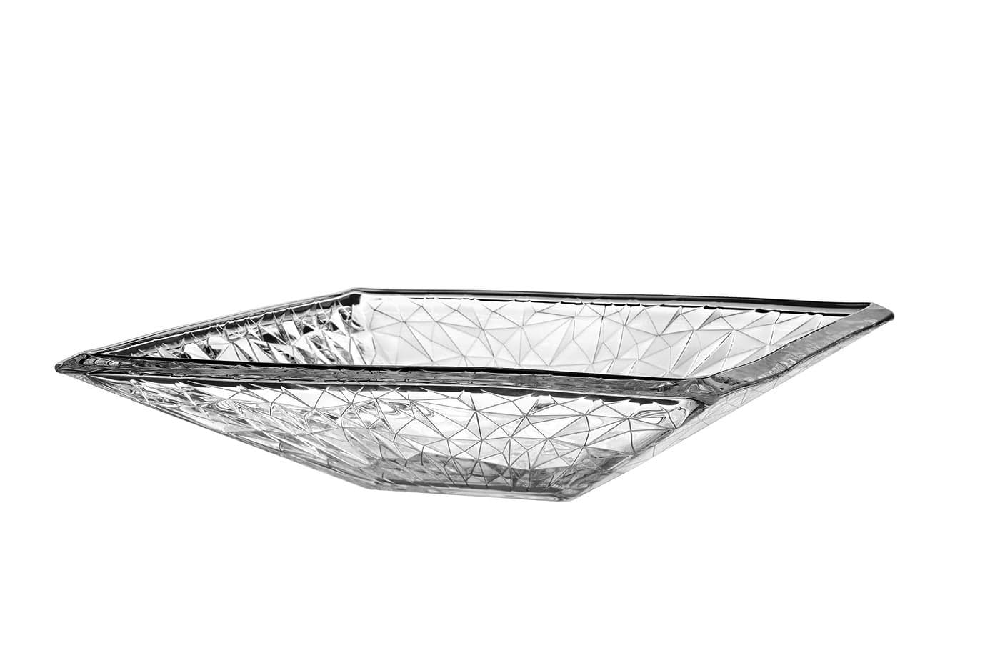 Barski European Glass Centerpiece Bowl 137 Diameter Made in Europe