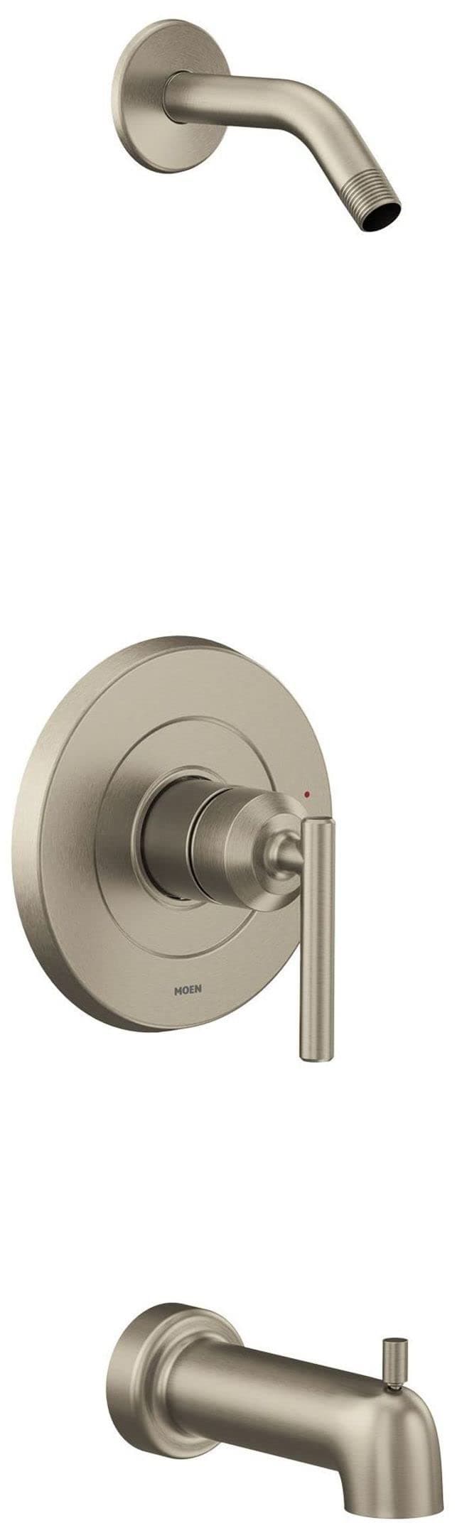 Moen UT2903NHBN Gibson MCORE 3Series 1Handle Tub and Shower Trim Kit Valve Required Brushed Nickel