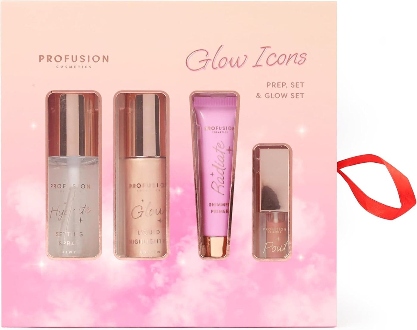 PROFUSION COSMETICS GLOW ICONS PREP SET GLOW