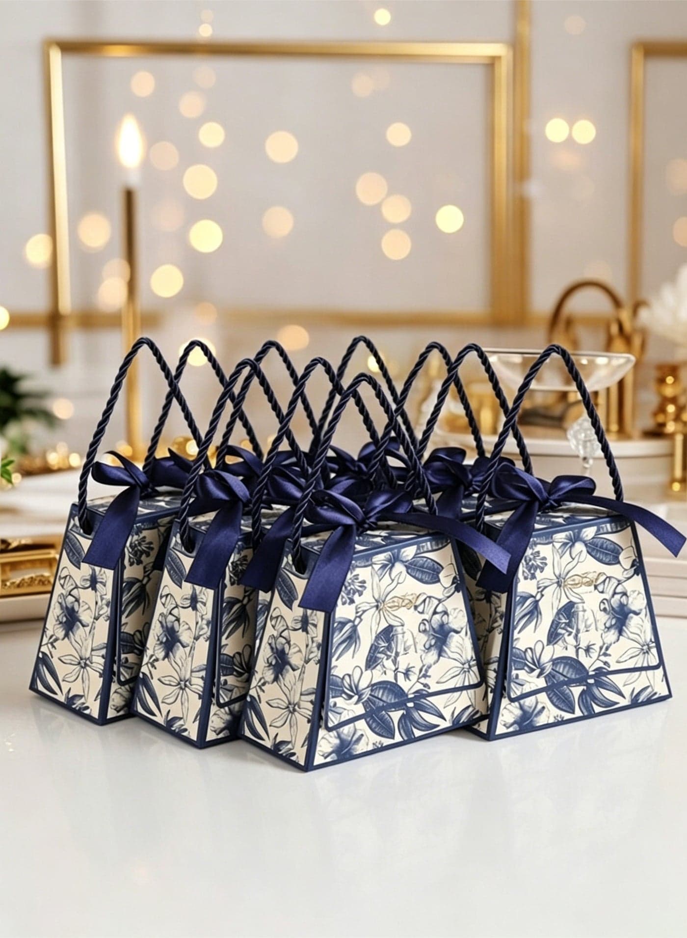 Eid Gift Boxes – Set of 10 Gift Boxes Ideal for Chocolates, Sweets, or Small Gifts for Eid and Birthday Celebrations, Dimensions: 12.8 × 6.2 × 10.8 cm