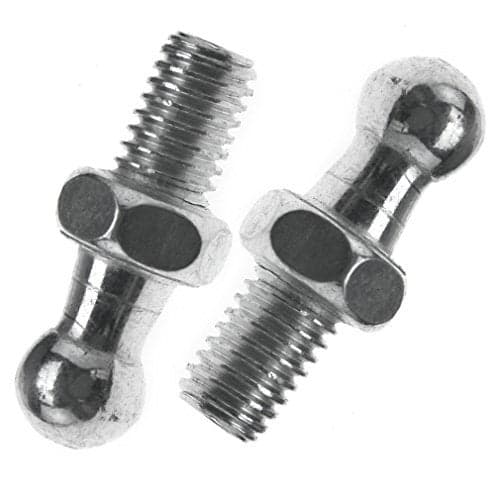 2 x 10mm Threads Gas Strut Ball Stud Bolts M8 8/18 Struts Fastener