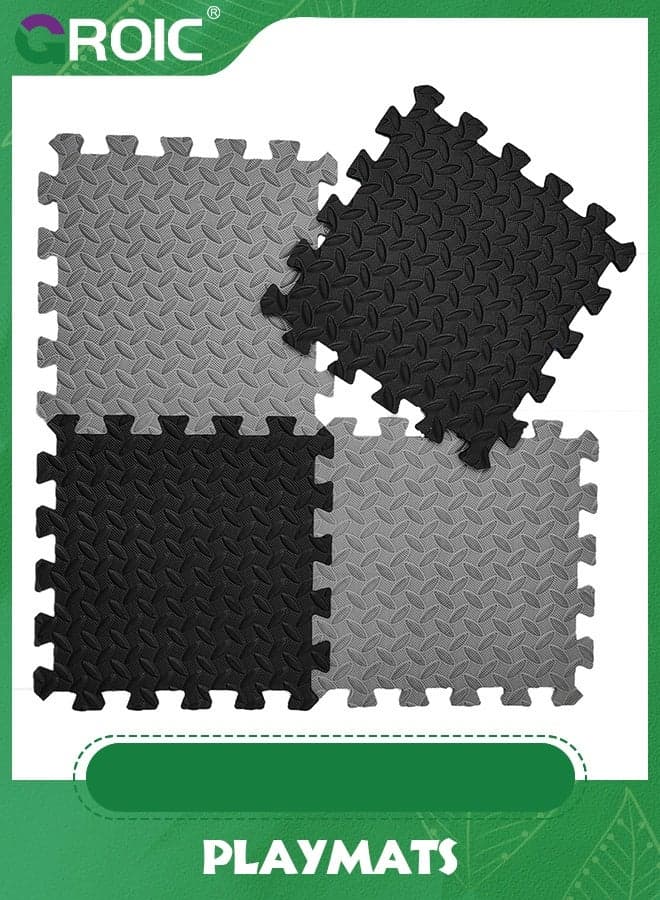 Foam Puzzle Mat,Foam Floor Tiles 20 Pieces Interlocking Floor Mats Interlocking Foam Tiles Multi-Purpose Foam Play Mat,Foam Mats for Floor,Kids Playmat(30*30cm)