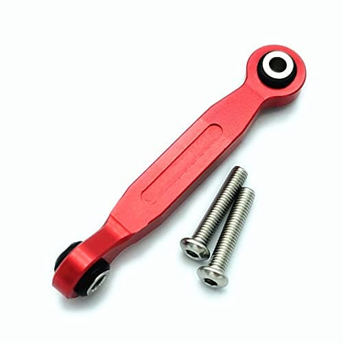 Aluminum Servo Steering Linkage Tie Rod 46MM Red for Traxxas 1/5 XMAXX 7747 1/10 MAXX Maxx Slash 8947