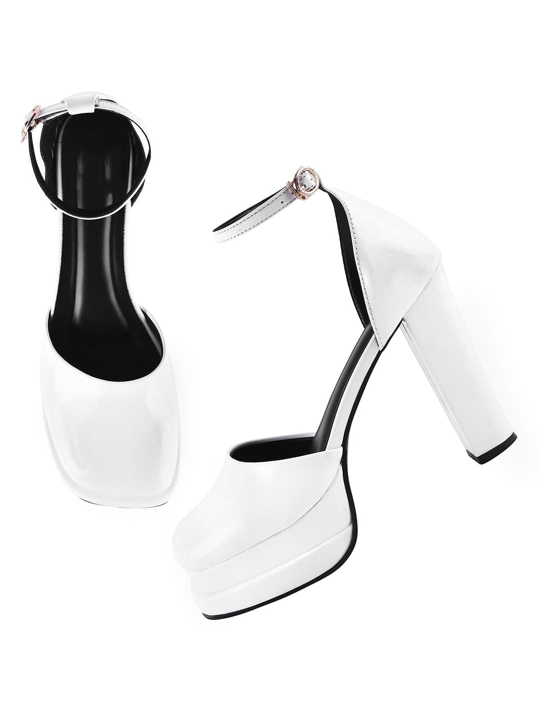 TRYME Fabulous Attractive Perfect for Every Occasion Block Heel Sandal for Women And Girls