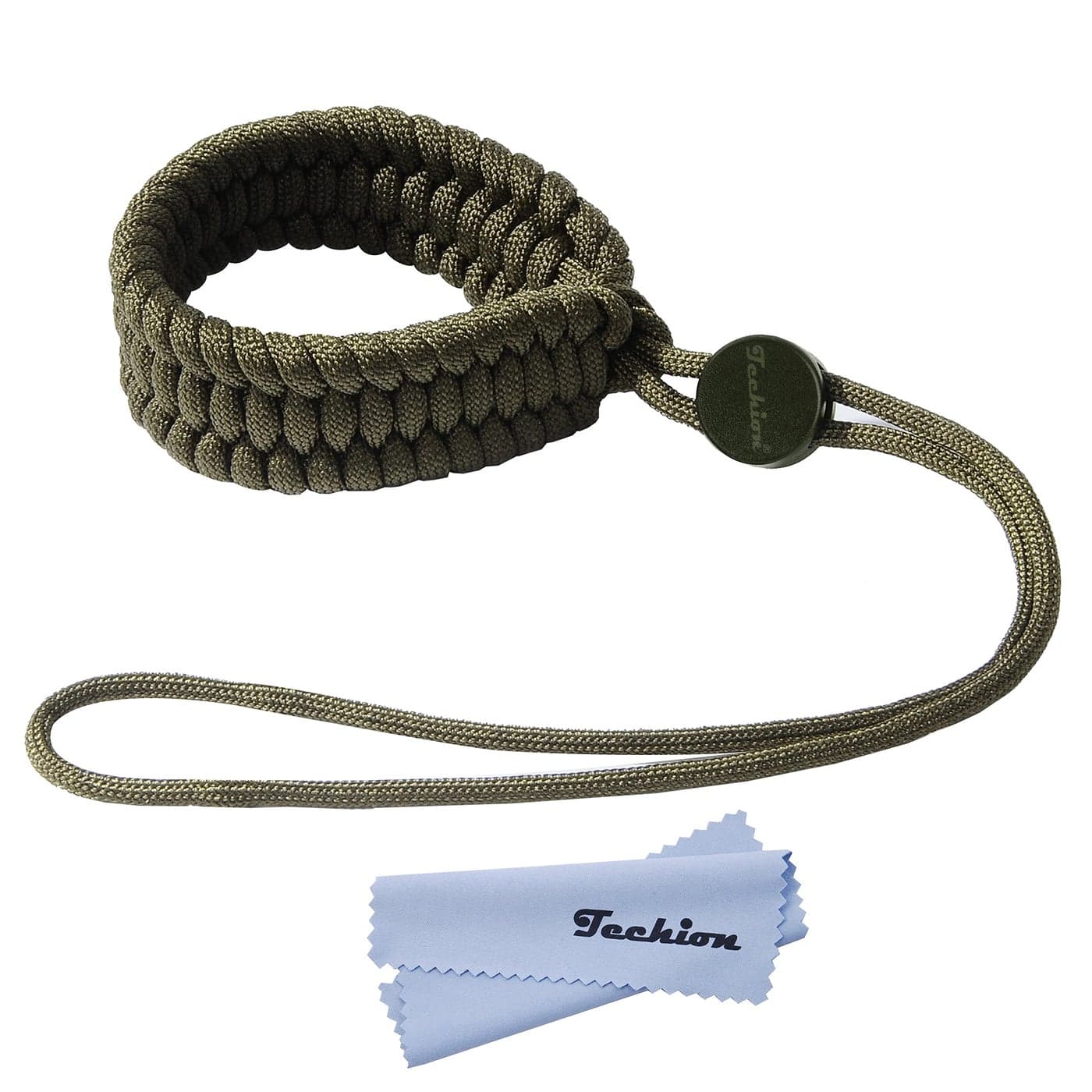 Techion Wrist Lanyard - Paracord Adjustable Camera Hand Strap/Bracelet Universal for DSLR, Mirrorless Camera, Camcorder