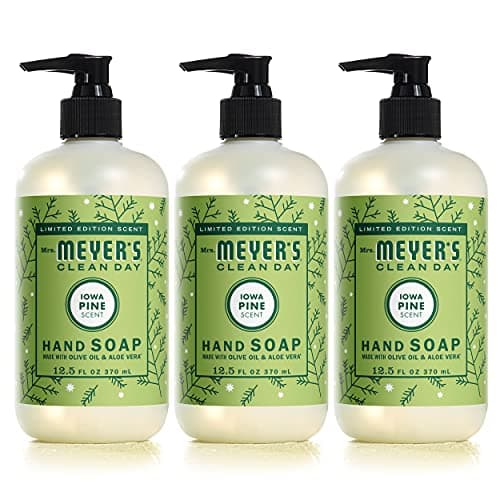 MRS MEYERS CLEAN DAY Hand Soap Made with Essential Oils Biodegradable Formula Limited Edition Iowa Pine 125 Fl Oz Pack of 3