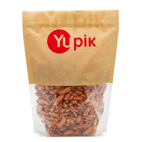 Yupik Salted Sesame Sticks 2.2 lb (35.2 oz), Vegan, Kosher, Low-Calorie, Source of Protein & Fiber, Cholesterol-Free, Sugar-Free, Perfect for Snacking & Parties