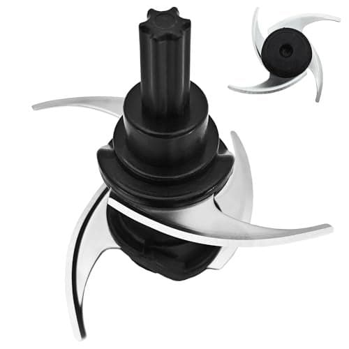 for Ninja Food Chopper Express Chop Blade, Replacement Parts Compatible with Ninja NJ110GR NJ100 NJ100WM Food Processor 16-Ounce Bowl, Express Chopper Blender Attachment Accessories