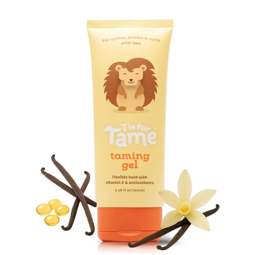 T is for Tame Taming Gel Boys Girls Baby Hair Styling Gel for Frizz Control Flyaways Natural Toddler Kids Hair Tamer Flexible Hold 338fl oz 1 Pack