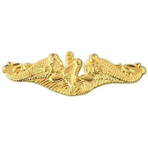 Mitchell Proffitt Submarine Dolphin Gold Lapel Pin